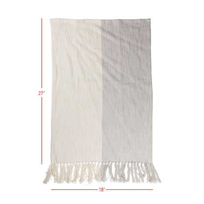 Foreside Home & Garden - Shiloh Towel Gray