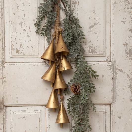 Audrey's - Hanging Cascade of Gold Tone Bells