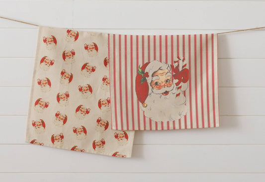 Audrey's - Tea Towels - Vintage Santa
