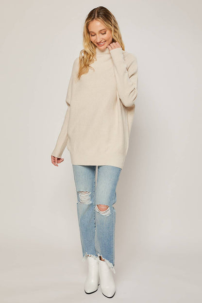 Bluivy - Slouch Neck Dolman Pullover - Shell