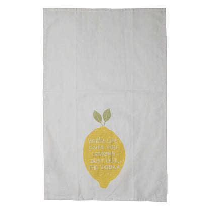 Foreside Home & Garden - Life Lemons Tea Towel