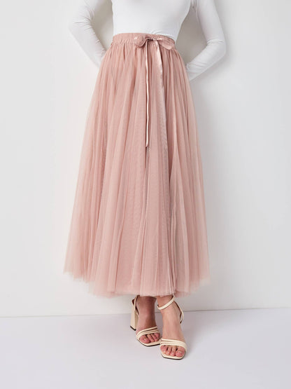 Choklate Paris - Aria Tulle Skirt -Old Rose