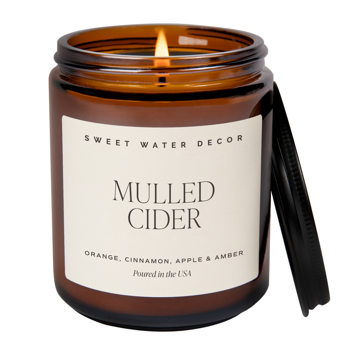 Sweet Water Decor - Mulled Cider 9 oz Soy Candle - Fall Decor & Gifts