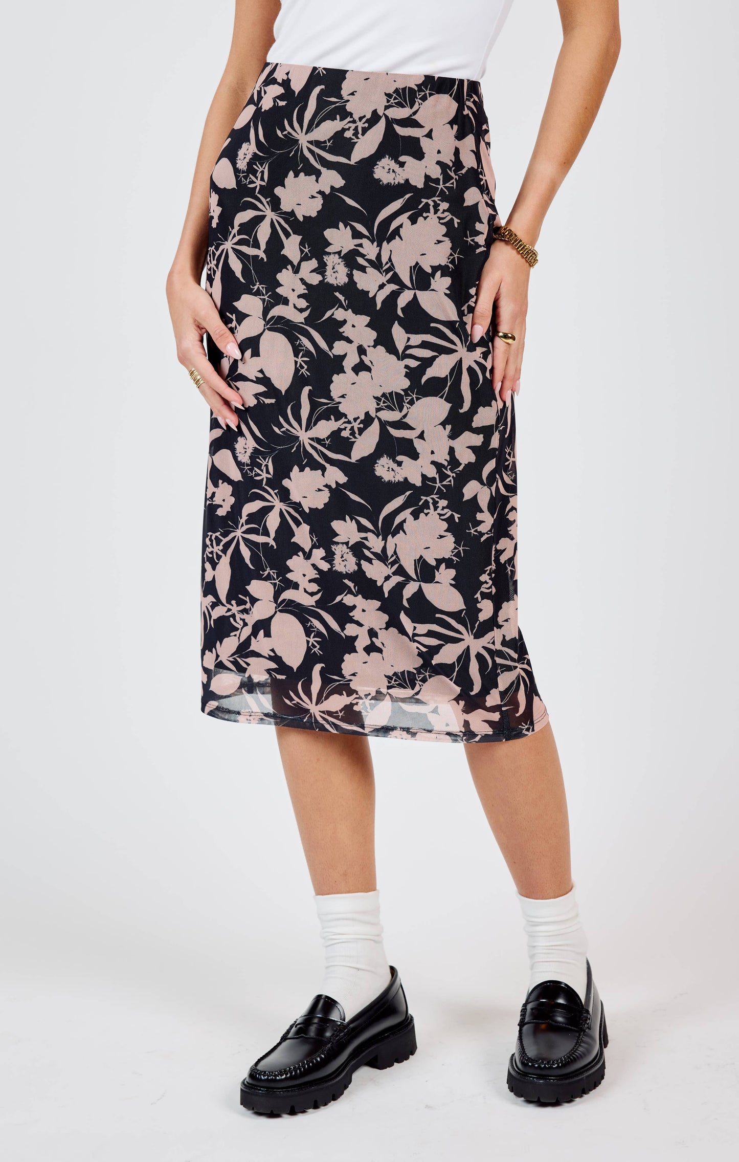 Sadie & Sage - Rejuvenate Mesh Midi Skirt