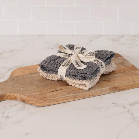 Audrey's - Knitted Dish Cloth Set (2)