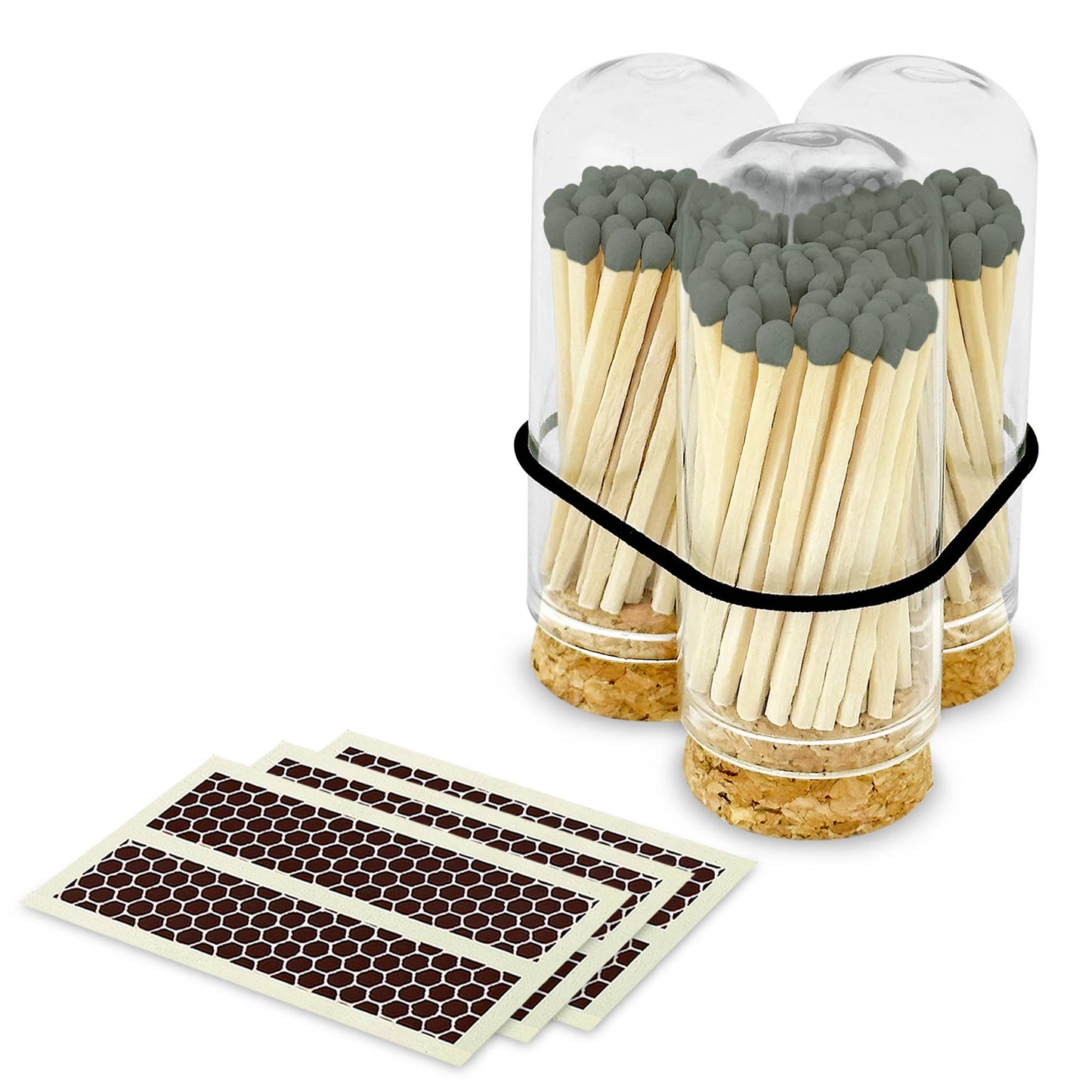 Thankful Greetings - 2" Matches + Mini Cloche - Colors of Your Choice + Strikers