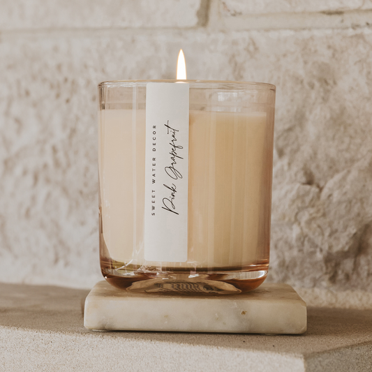 Sweet Water Decor - *NEW* Pink Grapefruit 12 oz Candle - Home Decor & Gifts