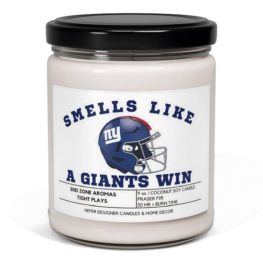 Nefer Designer Candles & Home Decor - Smells Like a New York Giants Win