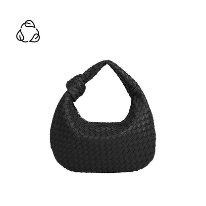 Melie Bianco - Drew Small Black Recycled Vegan Top Handle Bag