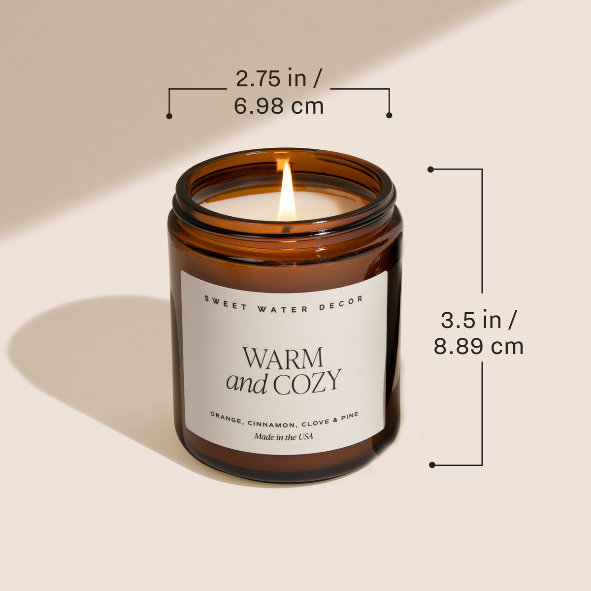 Sweet Water Decor - Mulled Cider 9 oz Soy Candle - Fall Decor & Gifts