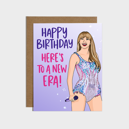 Brittany Paige - Here's To A New Era Birthday Card