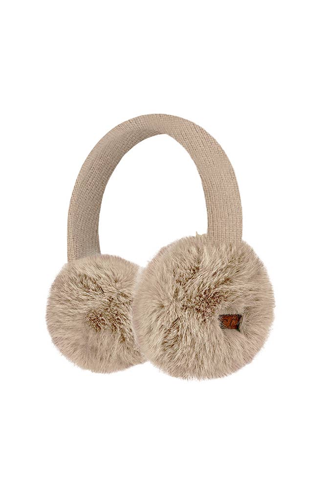 Hana - C.C Faux Mink Fur Knitted Earmuff