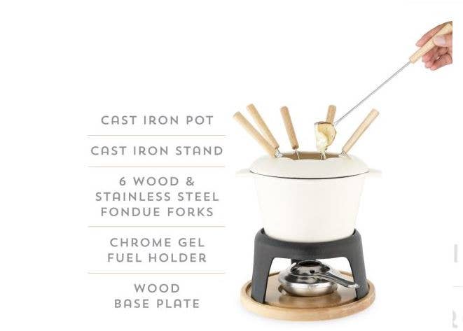 Twine - Cast Iron Fondue Set by Twine®