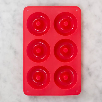 FarmSteady - Silicone Doughnut Baking Pan - Makes 6