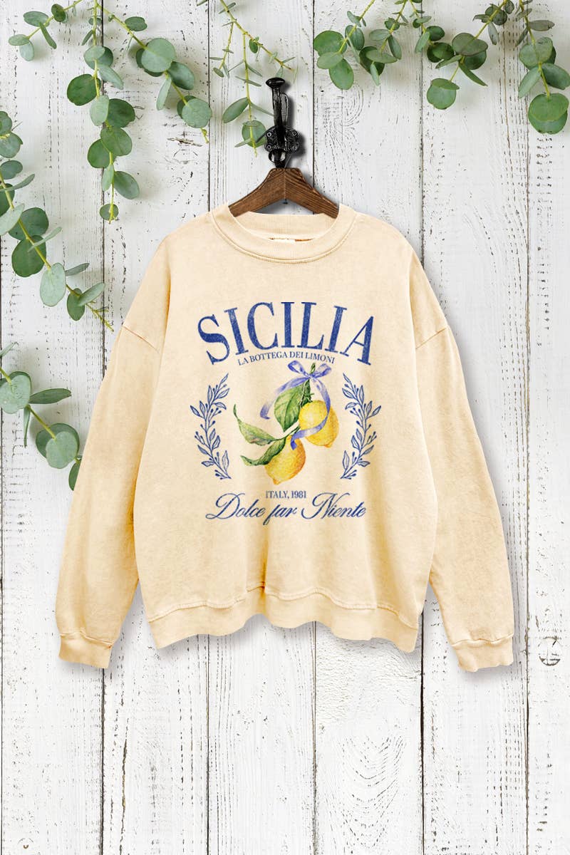 Vintage Point - Sicilia Lemon Crewneck