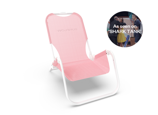 SUNFLOW - The Original Chair: Rosé Pink / The Original Chair with Sun Shade and Drink Holder