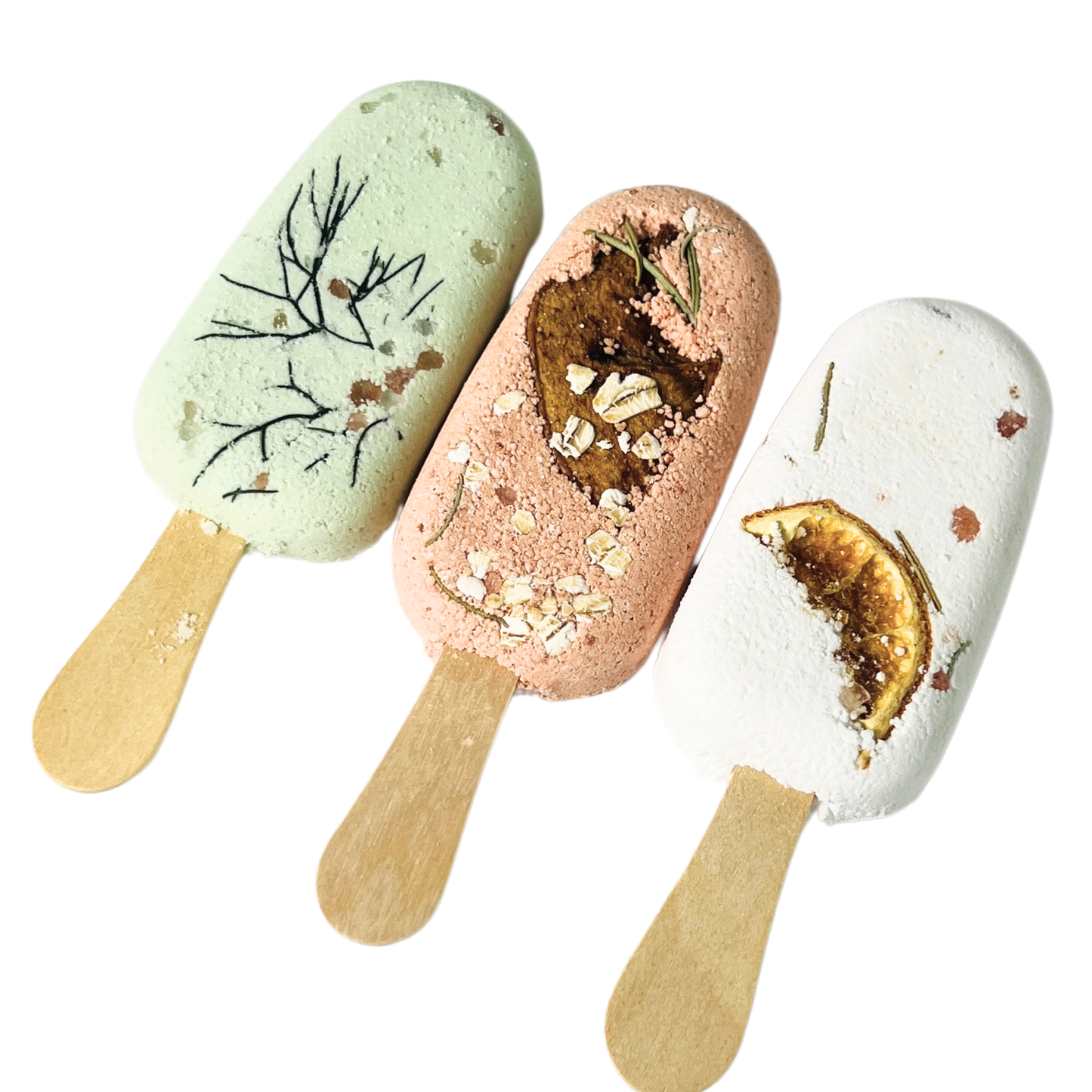 Sow the Magic - Botanical Bath Clay Pops With Dried Fruit and Epsom Salt