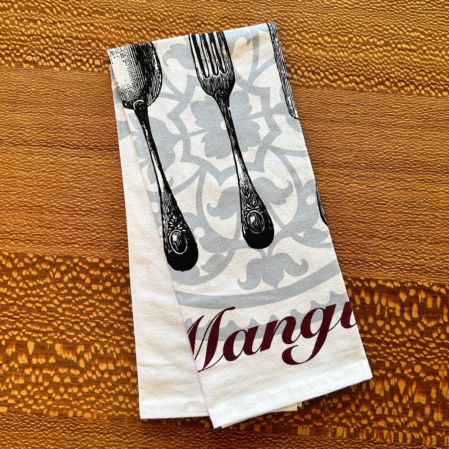 Jump That Moon - Mangia dish towel