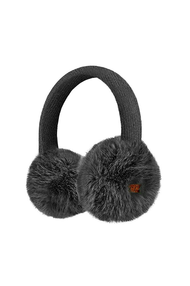 Hana - C.C Faux Mink Fur Knitted Earmuff