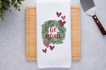 Canary Road - Be Mine Wreath Valentine Towel