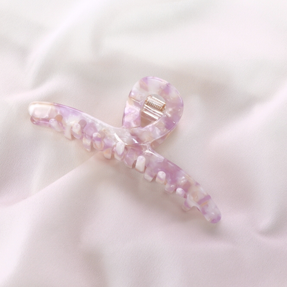 Love Attack - Joanna Cellulose Acetate Hair Claw Clips: Purple Multi