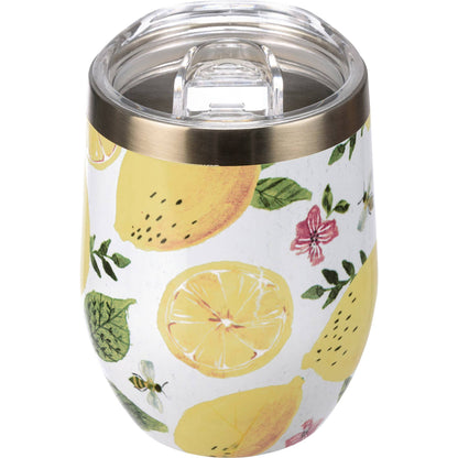 Primitives by Kathy - Summer Lemons Wine Tumbler