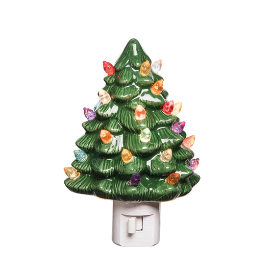 C&F Home - Christmas Tree Green Night Light