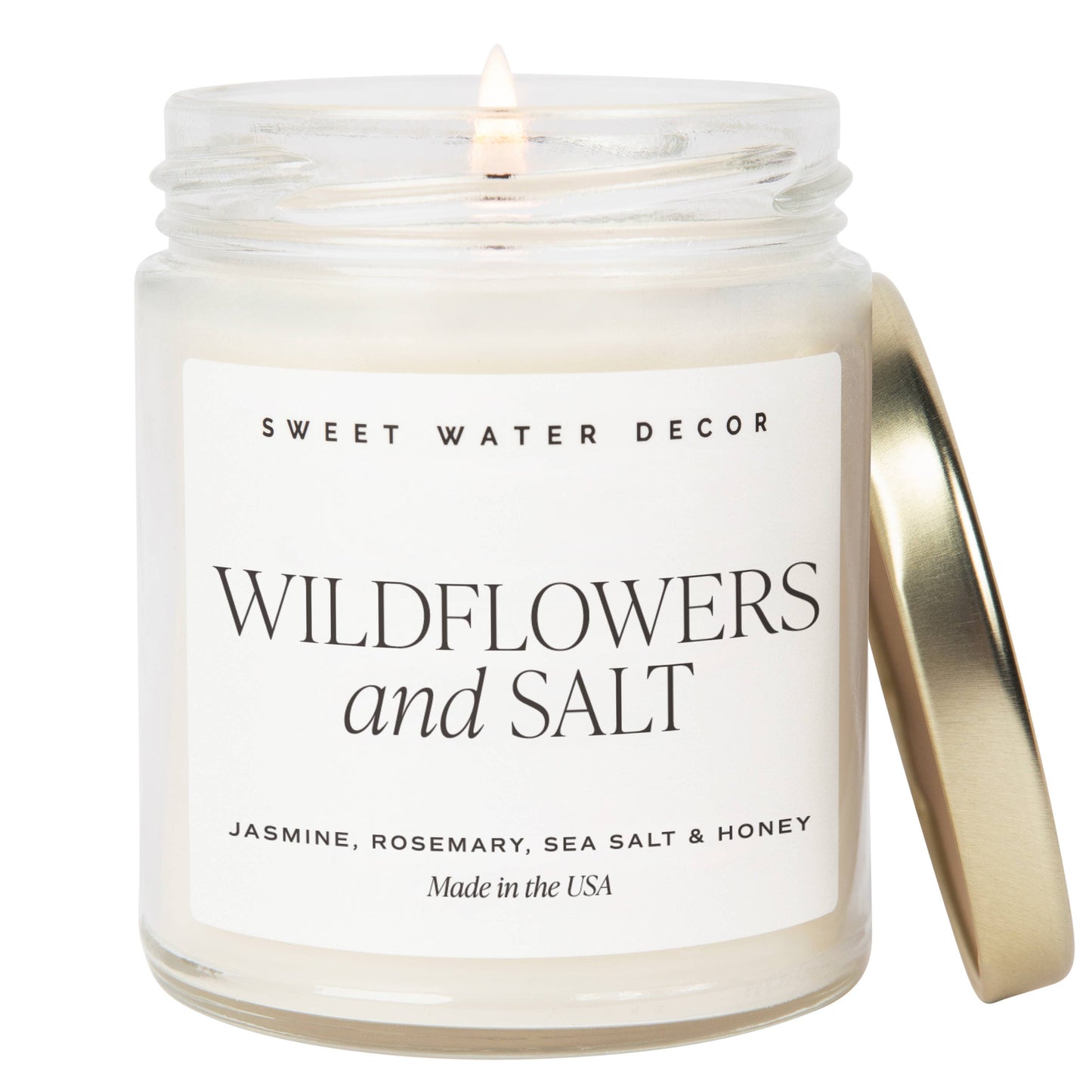 Sweet Water Decor - Wildflowers and Salt Soy Candle - 9 oz.