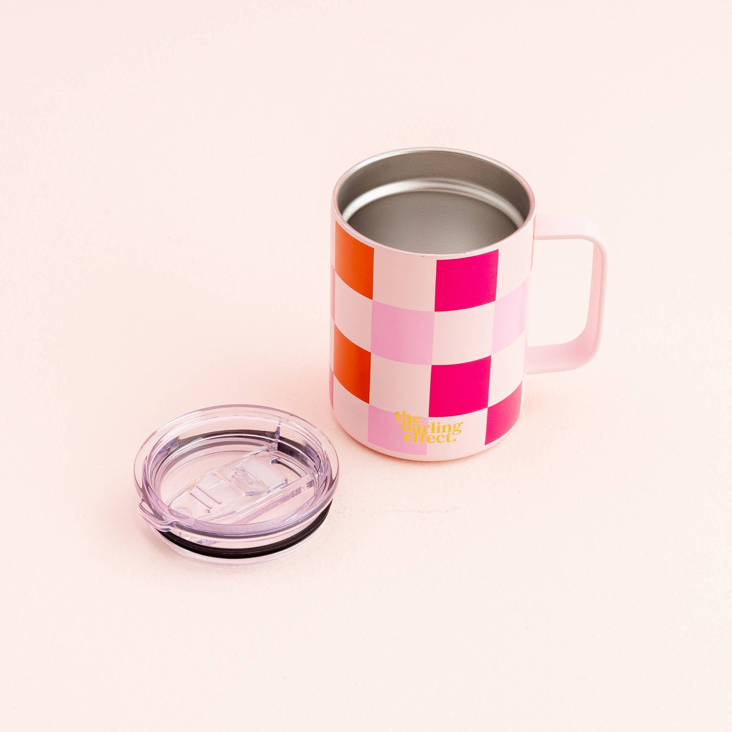 The Darling Effect - Insulated Mug - Sweetheart Check