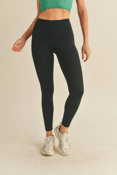 KIMBERLY C - Black Aligned Performance High-Rise Leggings - Black