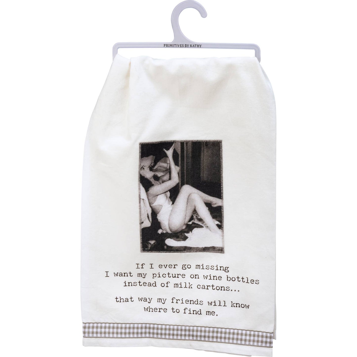 Primitives by Kathy - Friends Will Know Where To Find Me Kitchen Towel