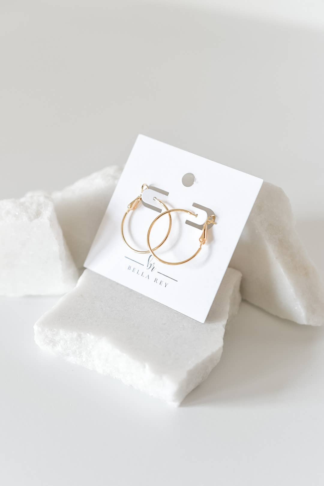 Bella Rey Jewelry - Gold Plated Hoops