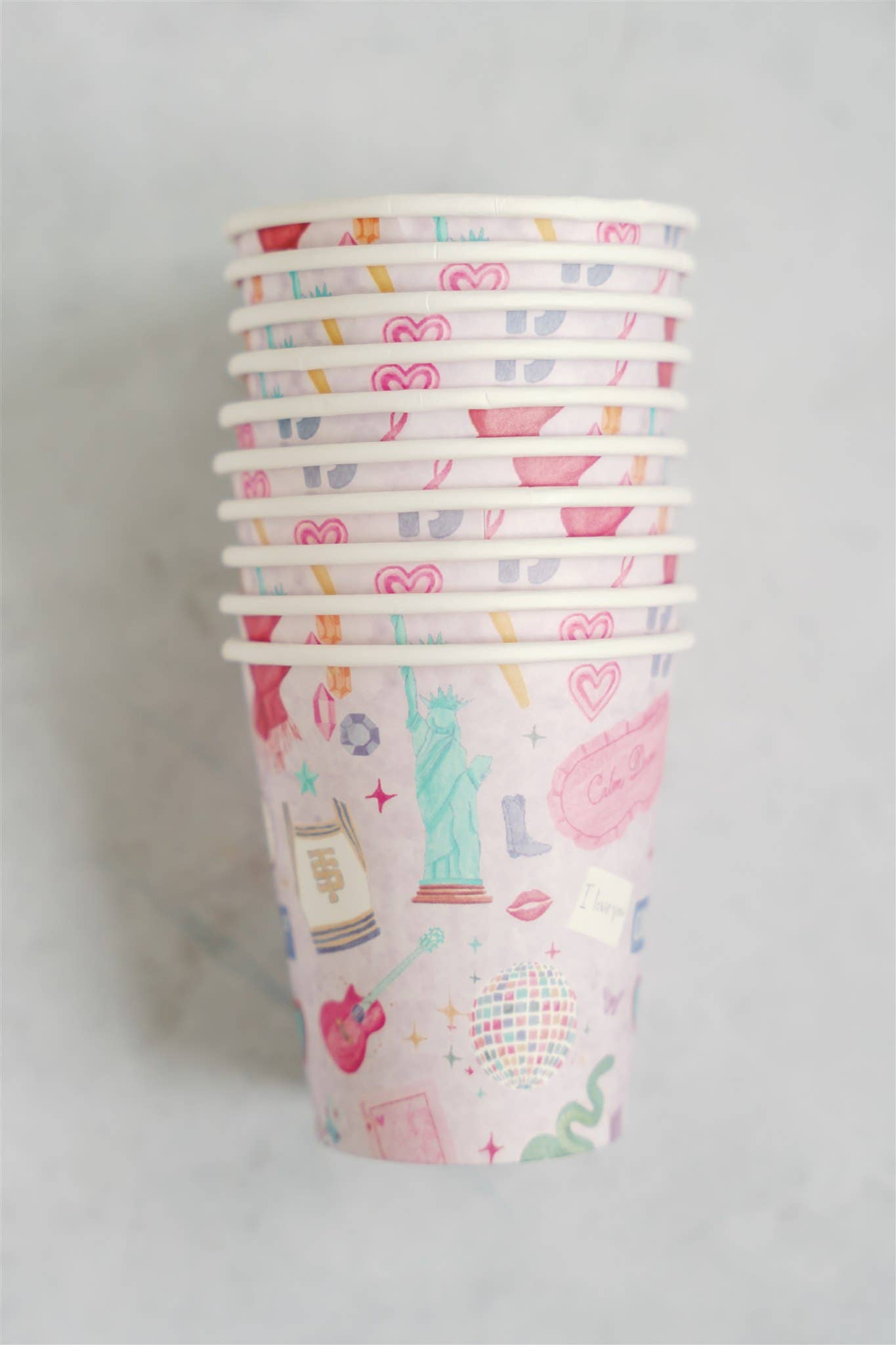 Gracefully Made Art - Taylor Swift Paper Cup Pack