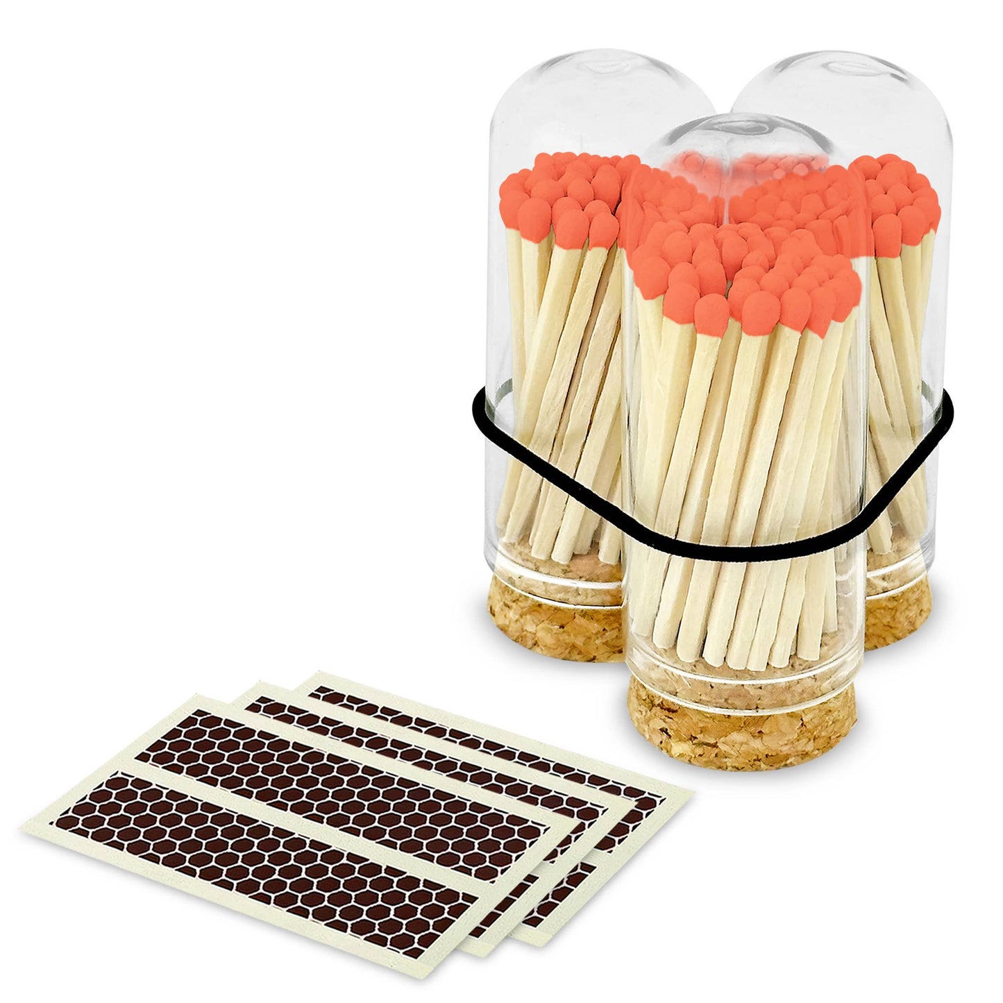 Thankful Greetings - 2" Matches + Mini Cloche - Colors of Your Choice + Strikers