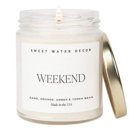 Sweet Water Decor - Weekend Soy Candle - 9 oz.