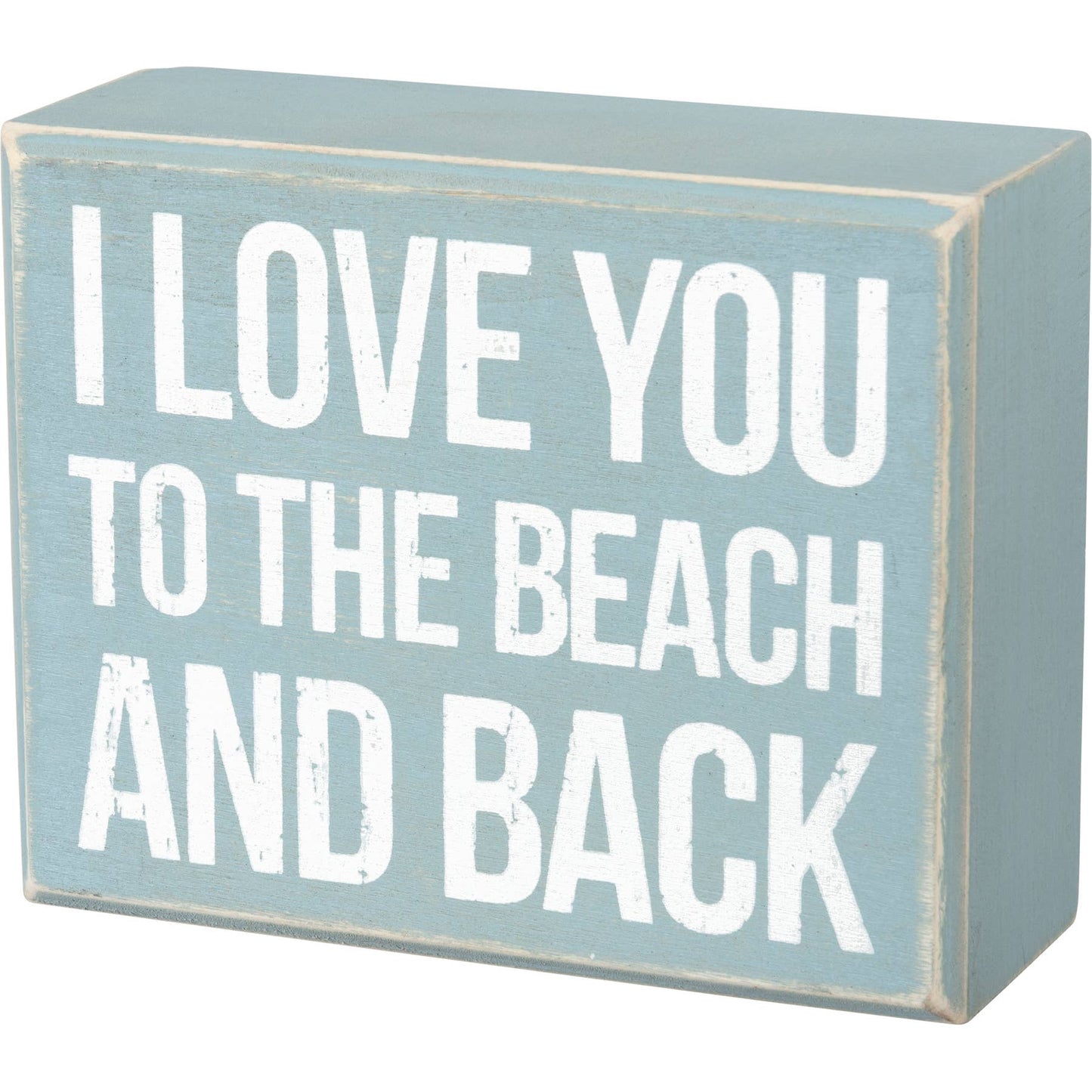 Primitives by Kathy - Beach And Back Box Sign