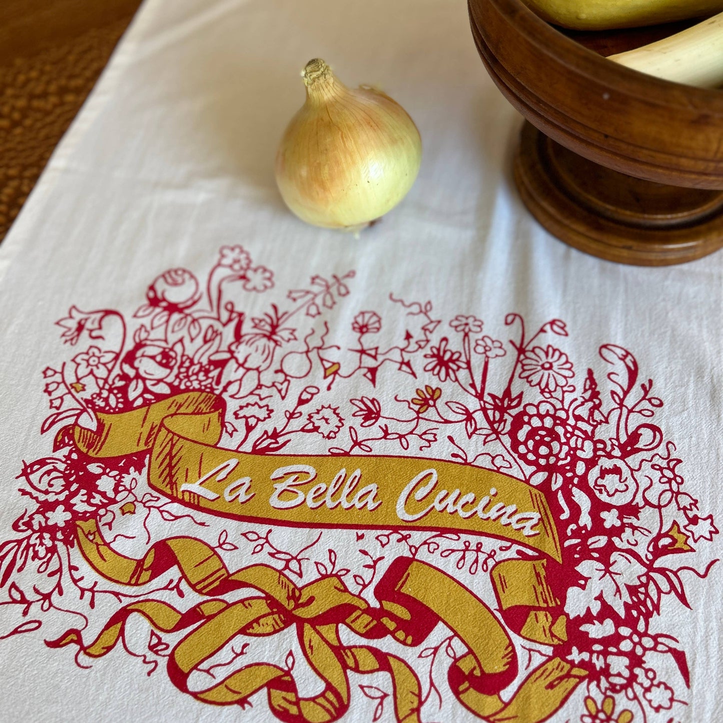 Jump That Moon - Bella Cucina dish towel