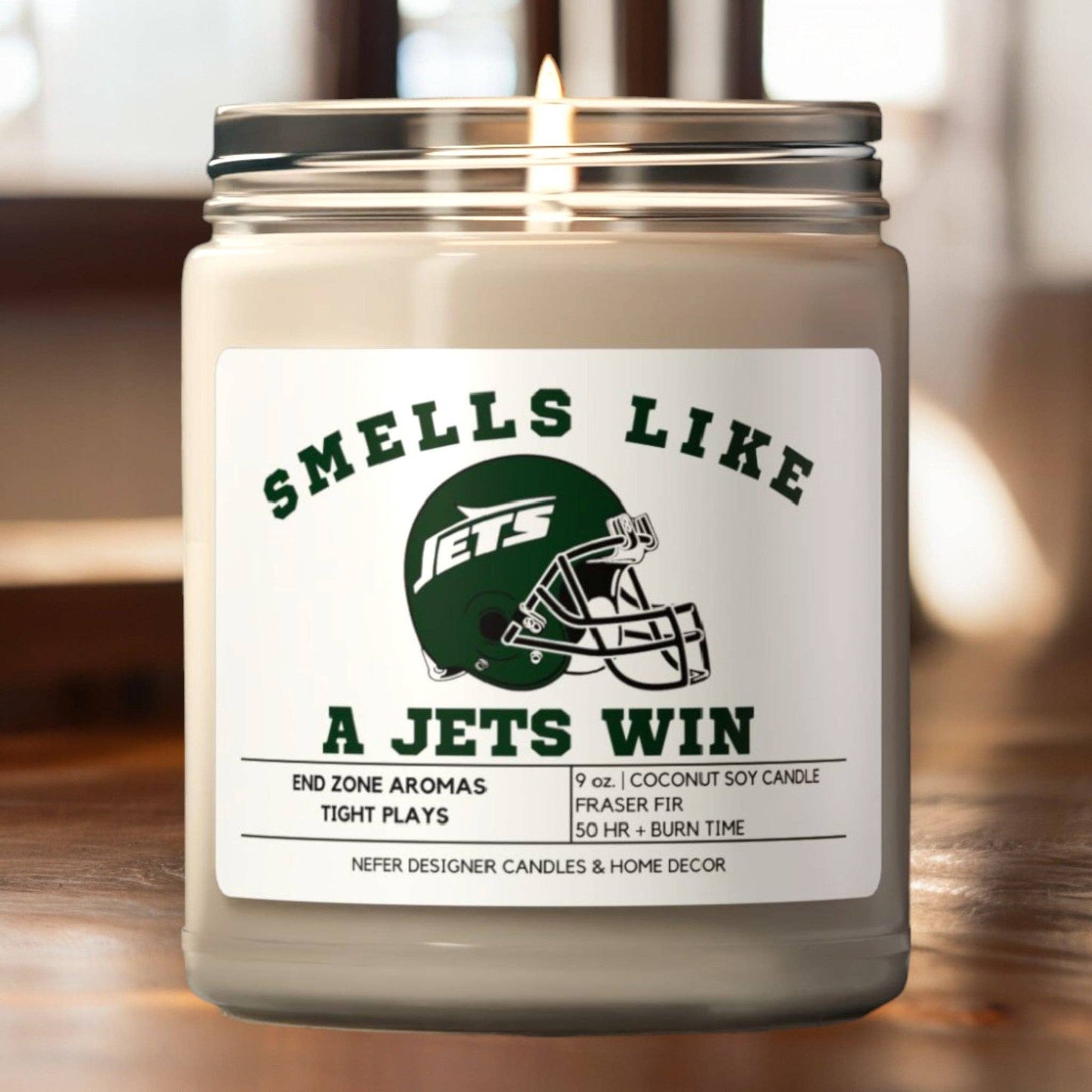 Nefer Designer Candles & Home Decor - Smells Like a New York Jets Win