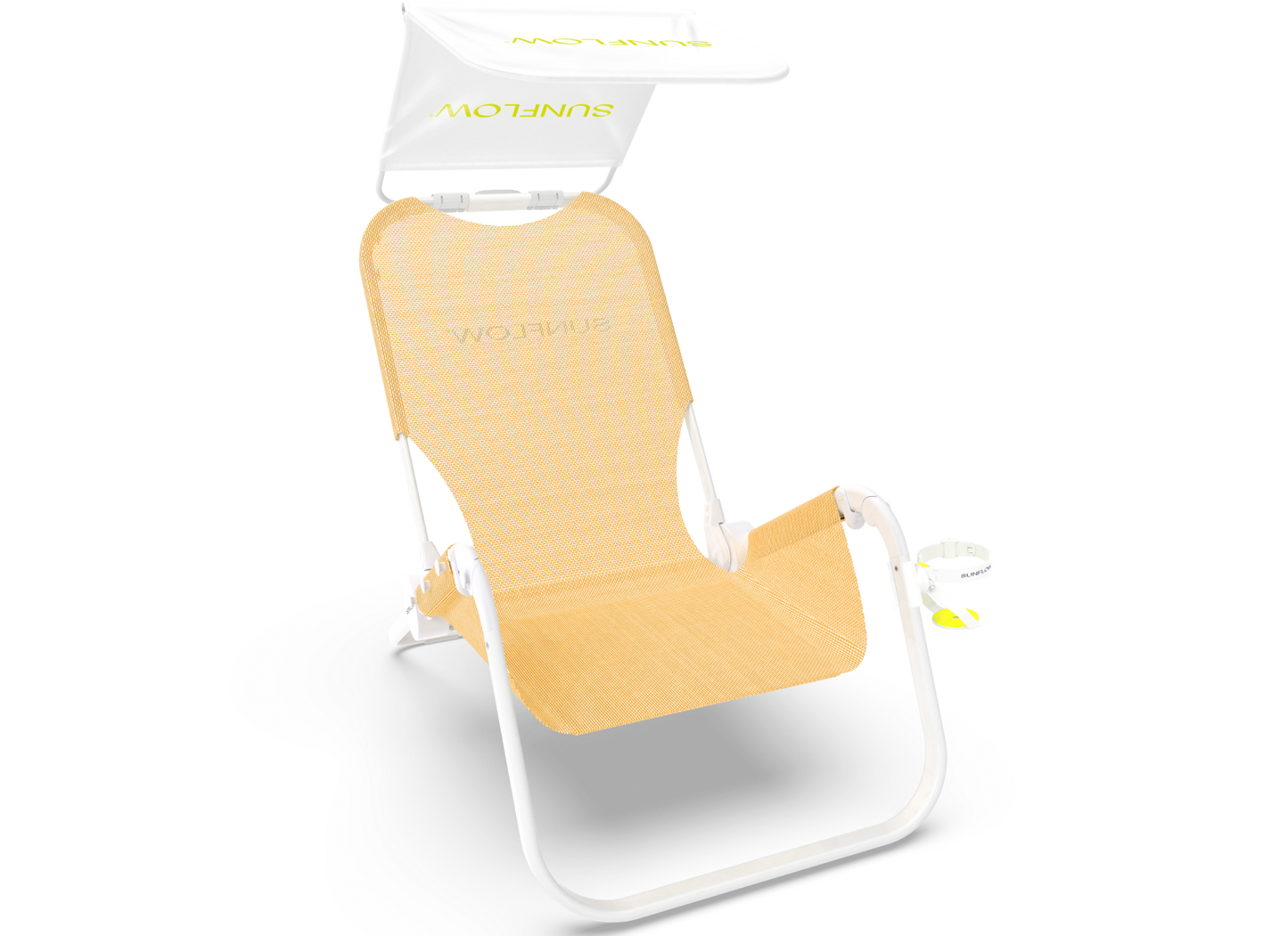 SUNFLOW - The Original Chair: Rosé Pink / The Original Chair with Sun Shade and Drink Holder