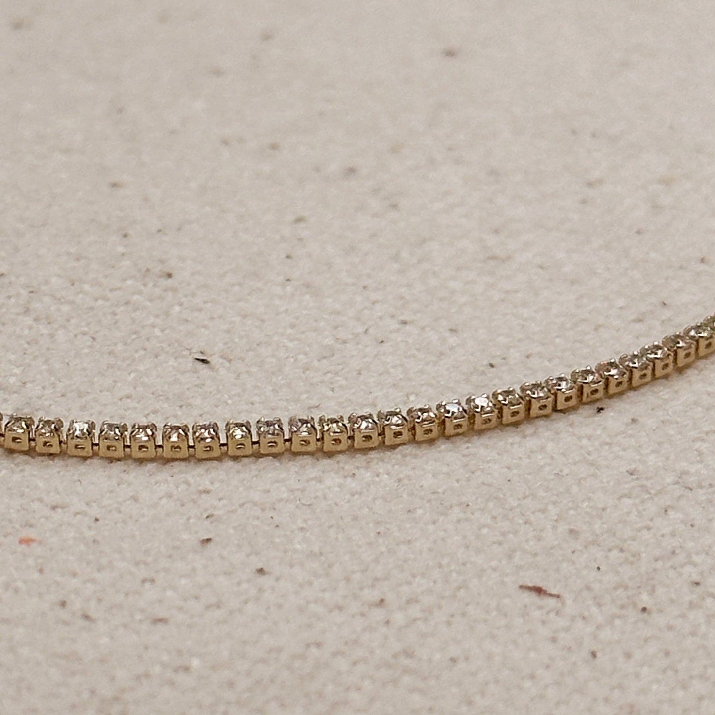 GoldFi - 18k Gold Filled 1.2mm CZ Tennis Bracelet