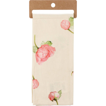 Primitives by Kathy - A Peony For Your Thoughts Kitchen Towel