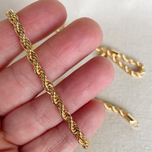 GoldFi - 18k Gold Filled Rope Chain In 4.0mm Thickness Gold Chain