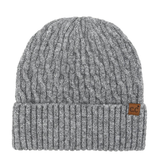 C.C Beanie - Chain Link Cable Cuff C.C Beanie - Grey