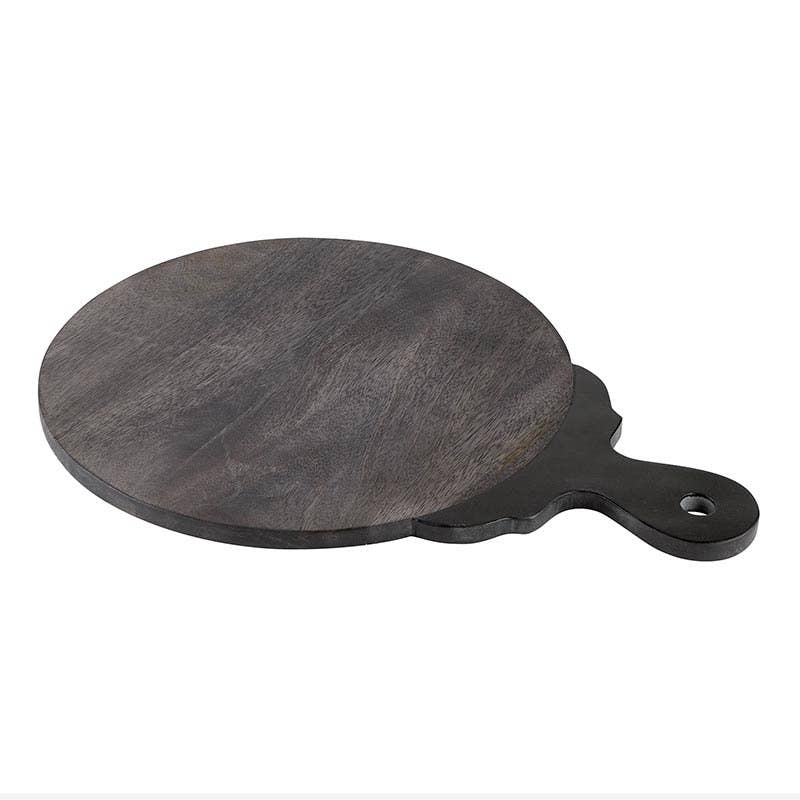 Santa Barbara Design Studio by Creative Brands - Black Wood Board with Carved Marble Handle