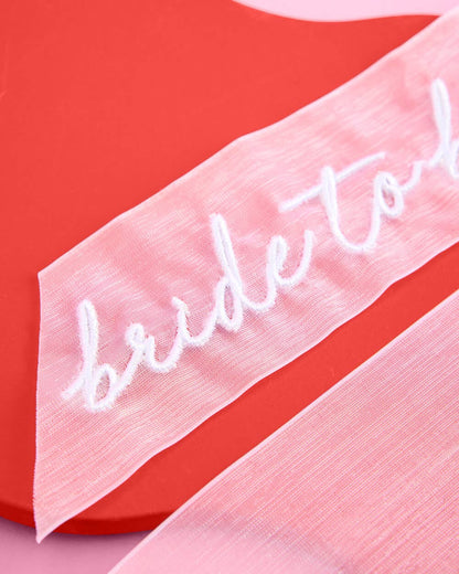 xo, Fetti - Bride To Be Embroidered Bow