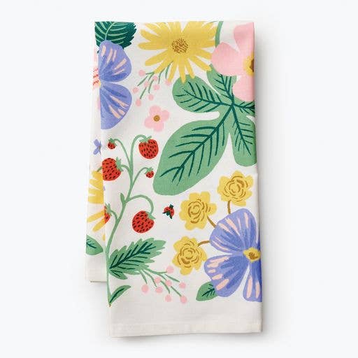 Rifle Paper Co. - Strawberry Fields Tea Towel