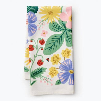 Rifle Paper Co. - Strawberry Fields Tea Towel