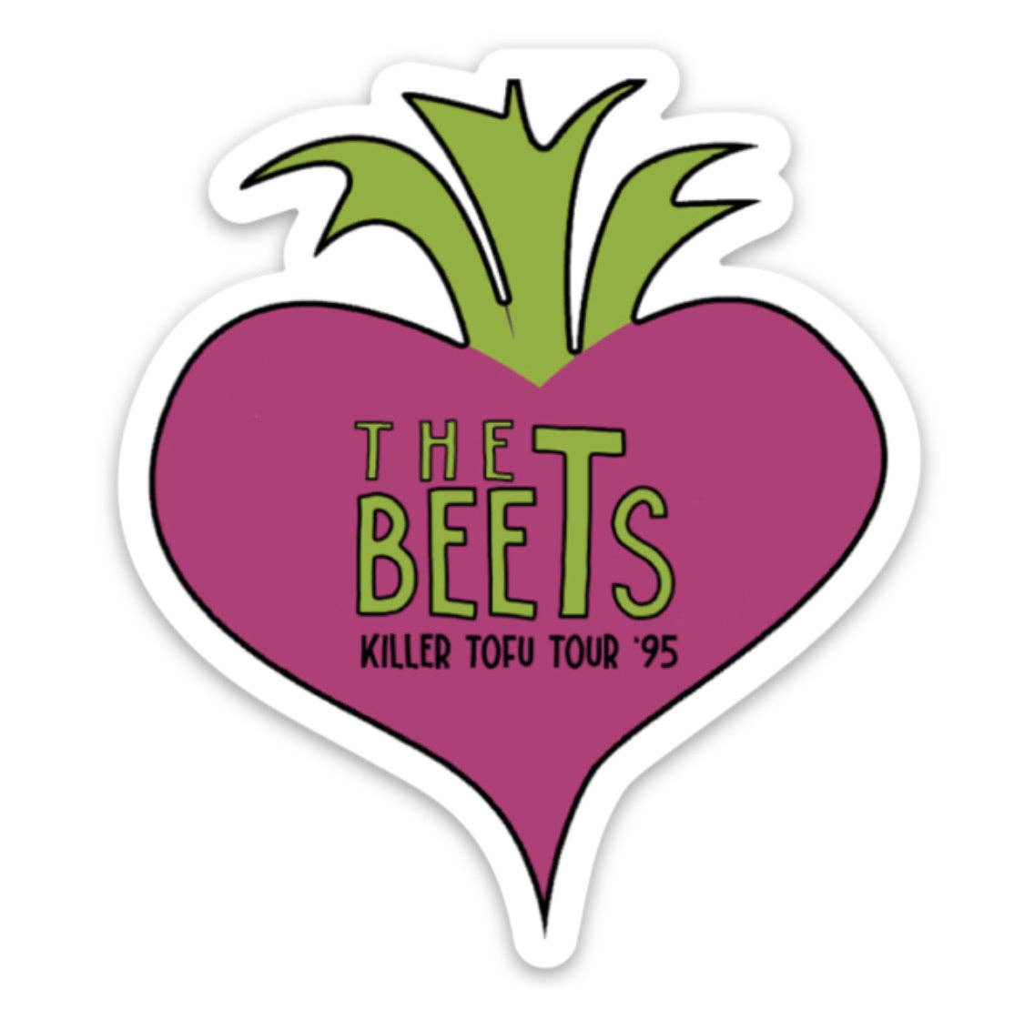 Foxy Hipster - The Beets Doug Vinyl Sticker