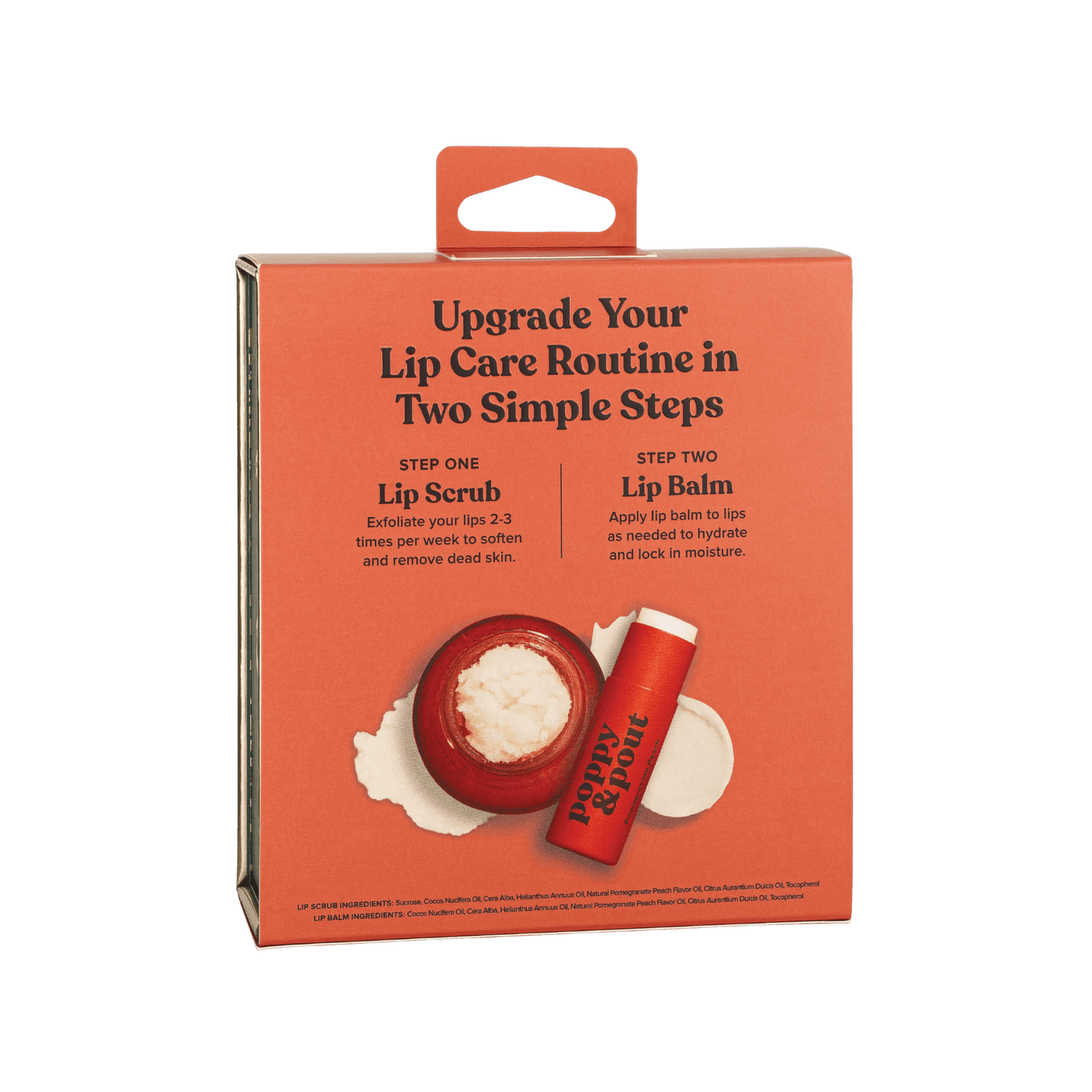 Poppy & Pout - Pomegranate Peach Lip Care Duo