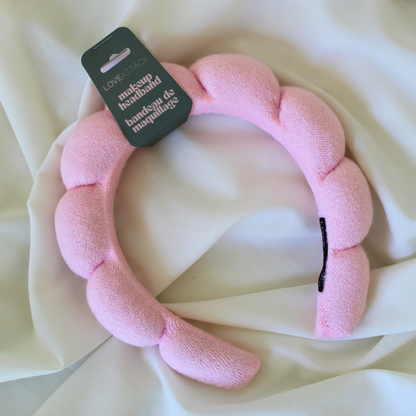 Love Attack - Skincare & Makeup Headband: Pink